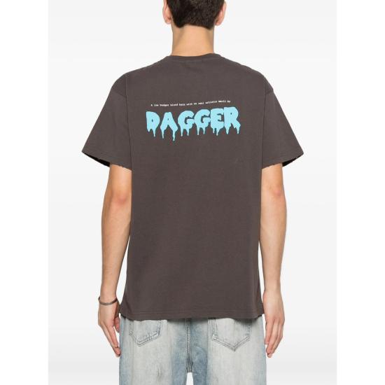 26SS 대거 반팔 티셔츠 10011 DEAD OR AL ANTHR GREY - DAGGER