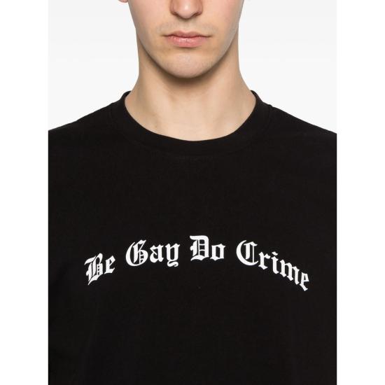 26SS 대거 반팔 티셔츠 80001 BE GAY TS BLACK - DAGGER