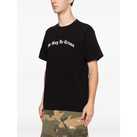 26SS 대거 반팔 티셔츠 80001 BE GAY TS BLACK - DAGGER