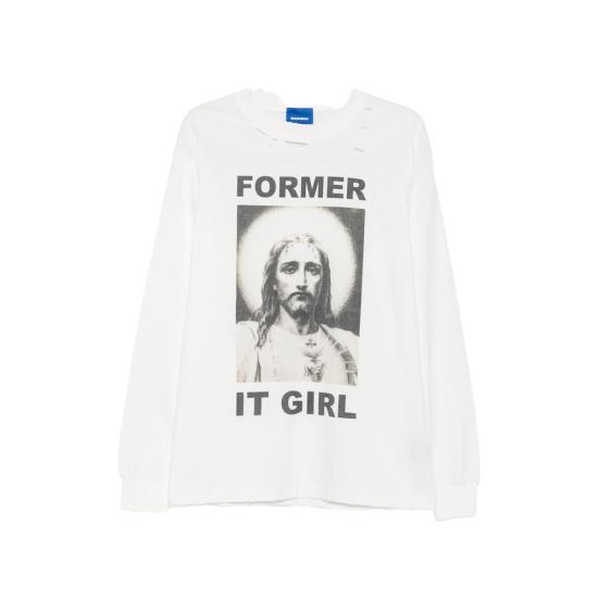 26SS 대거 긴팔 티셔츠 10009 IT GIRL WHITE