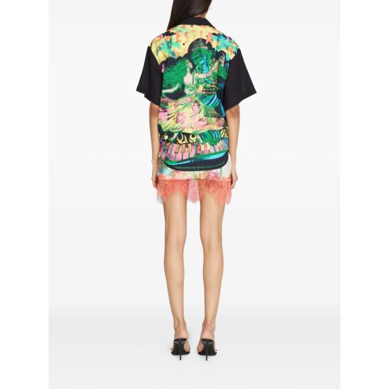 26SS 돈데 에스테반 숏 스커트 SS26 SKI 107 WHMUL WHITE PINK - DONDE ESTEBAN