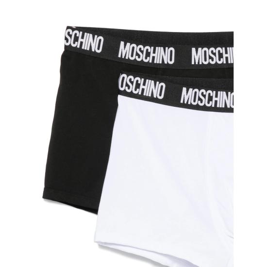 26SS 모스키노 팬티 4301 A1389 1555 BLACK WHITE - MOSCHINO