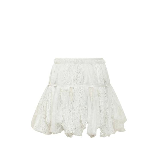26SS JW앤더슨 미디 스커트 SK0209 PG1912 001 WHITE - JW ANDERSON