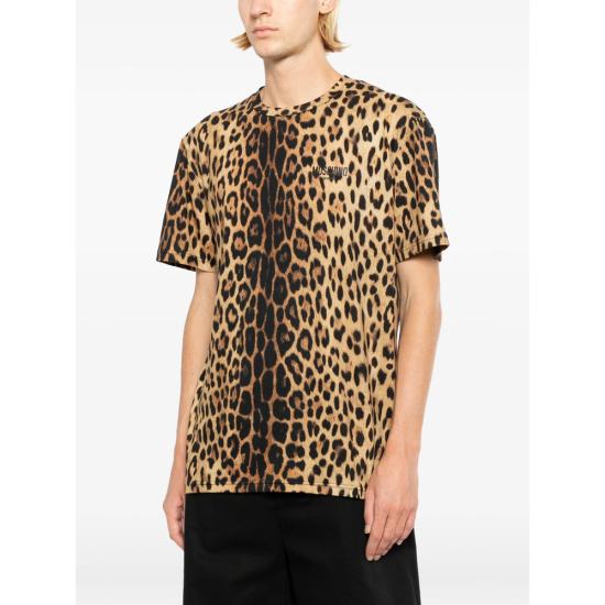 26SS 모스키노 반팔 티셔츠 9422 A0707 1888 NEUTRALS BLACK - MOSCHINO