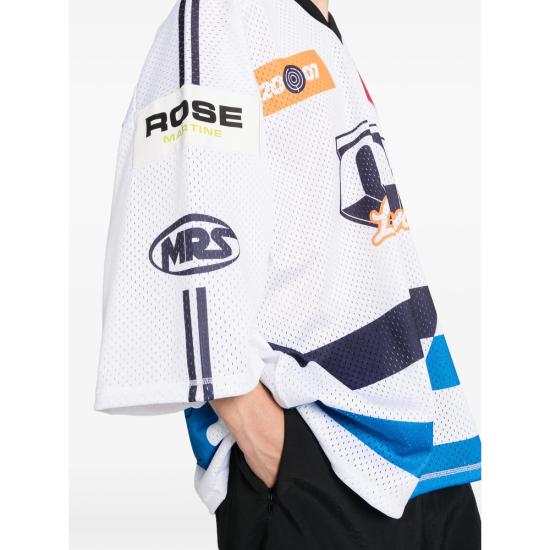 26SS 마틴로즈 탑 129JT10063 WHT WHITE BLUE - MARTINE ROSE