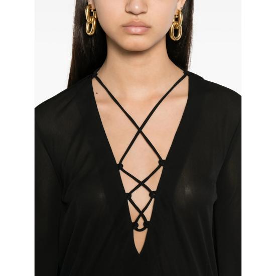 26SS 안다마네 롱 원피스 TM190123A TJP193 BLACK - ANDAMANE