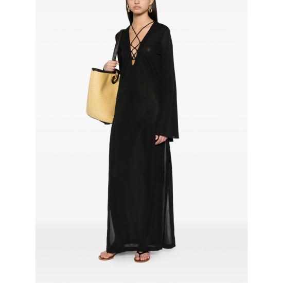 26SS 안다마네 롱 원피스 TM190123A TJP193 BLACK - ANDAMANE