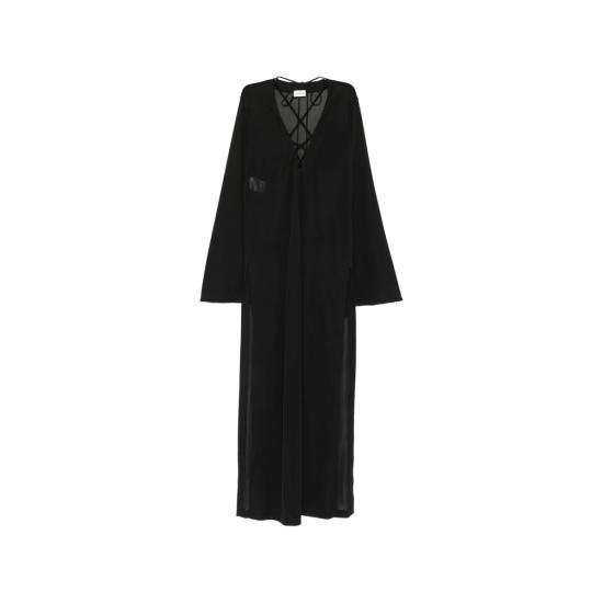 26SS 안다마네 롱 원피스 TM190123A TJP193 BLACK