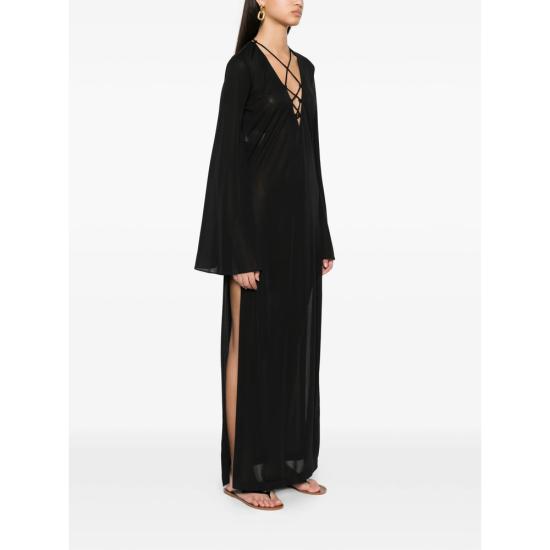 26SS 안다마네 롱 원피스 TM190123A TJP193 BLACK - ANDAMANE