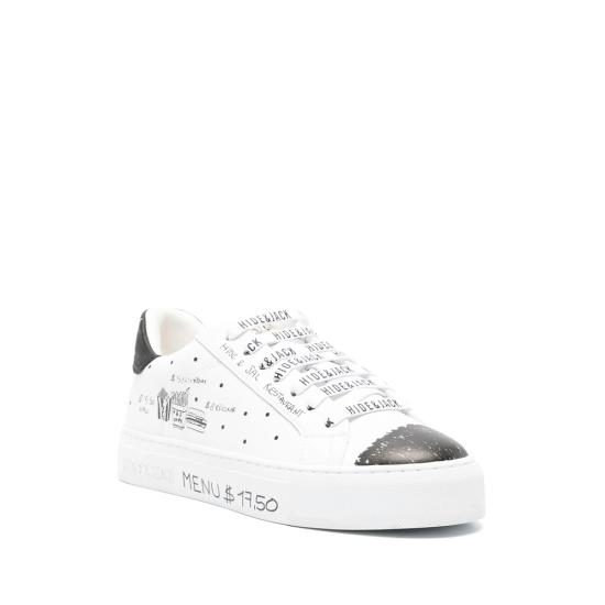 26SS 하이드잭 스니커즈 ESERL CIWHI WHITE BLACK - HIDE&JACK