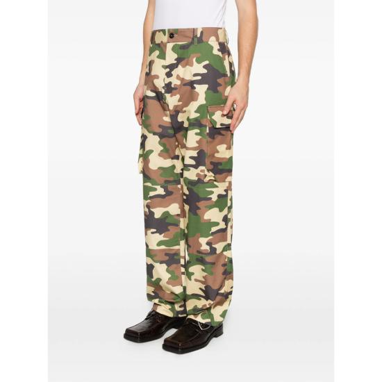 26SS JW앤더슨 스트레이트 팬츠 TR0422 PG1944 188 GREEN NEUTRALS - JW ANDERSON