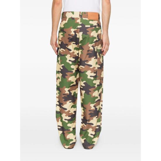 26SS JW앤더슨 스트레이트 팬츠 TR0422 PG1944 188 GREEN NEUTRALS - JW ANDERSON