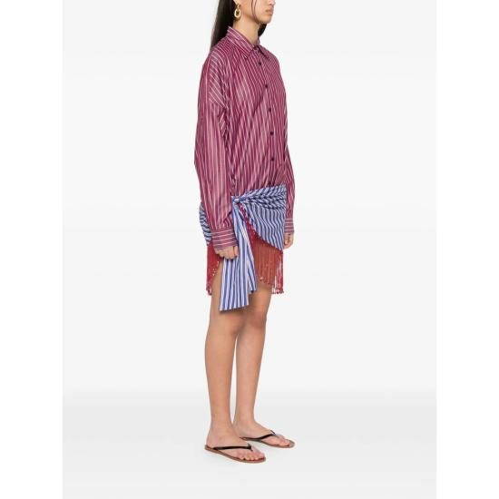 26SS 안다마네 원피스 TM190106A TNC197 BLUE WHITE RED - ANDAMANE