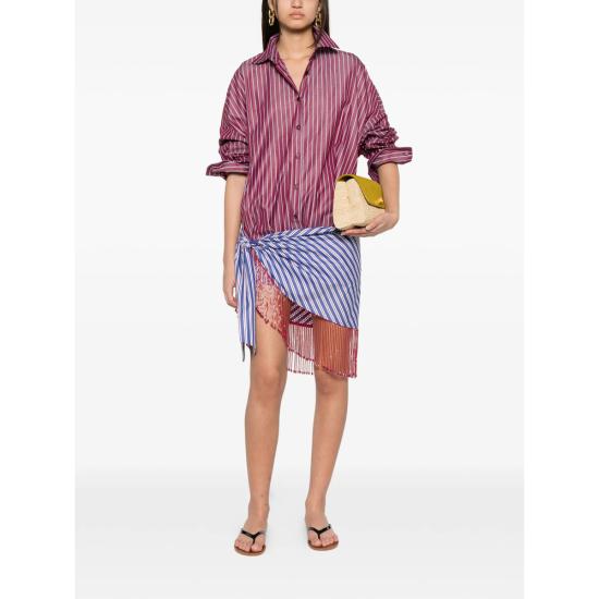 26SS 안다마네 원피스 TM190106A TNC197 BLUE WHITE RED - ANDAMANE