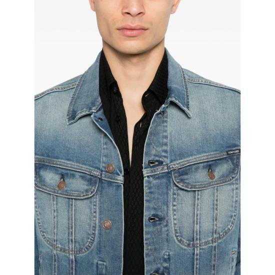 26SS 톰포드 데님 자켓 DMC099 DJI001 UAN BLUE - TOMFORD
