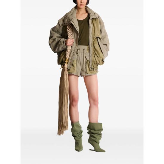 26SS 발망 봄버 자켓 GF0TFA90MI36 MI36 7GS GREEN - BALMAIN