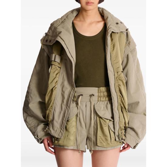 26SS 발망 봄버 자켓 GF0TFA90MI36 MI36 7GS GREEN - BALMAIN