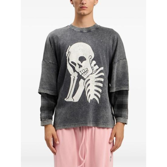 26SS 팜앤젤스 스웨터 PMAB05ES26 JER001 1003 GREY - PALM ANGELS