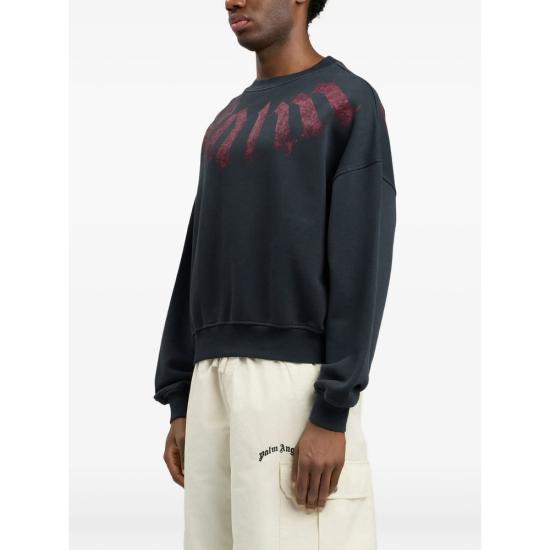 26SS 팜앤젤스 스웨터 PMBA08JS26 FLE001 1028 BLACK - PALM ANGELS