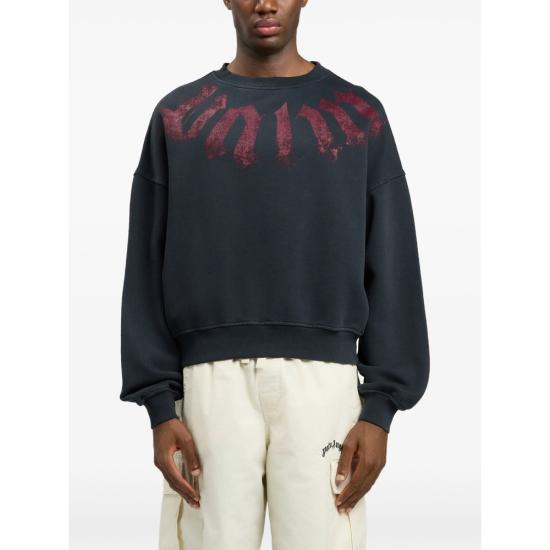 26SS 팜앤젤스 스웨터 PMBA08JS26 FLE001 1028 BLACK - PALM ANGELS