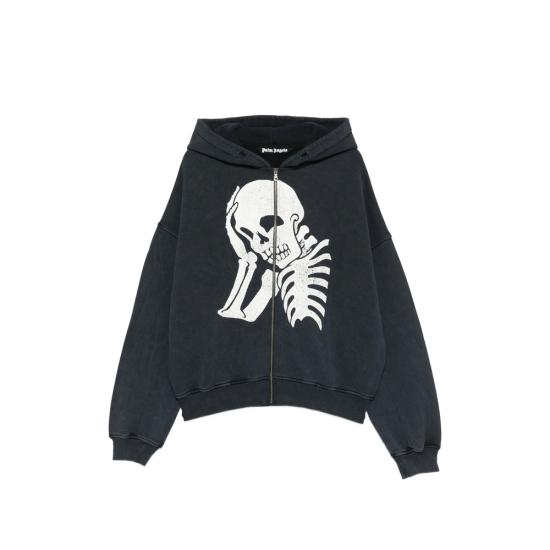 26SS 팜앤젤스 후드 티셔츠 PMBE02AS26 FLE005 1003 BLACK