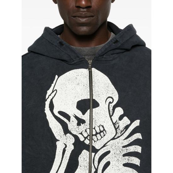 26SS 팜앤젤스 후드 티셔츠 PMBE02AS26 FLE005 1003 BLACK - PALM ANGELS