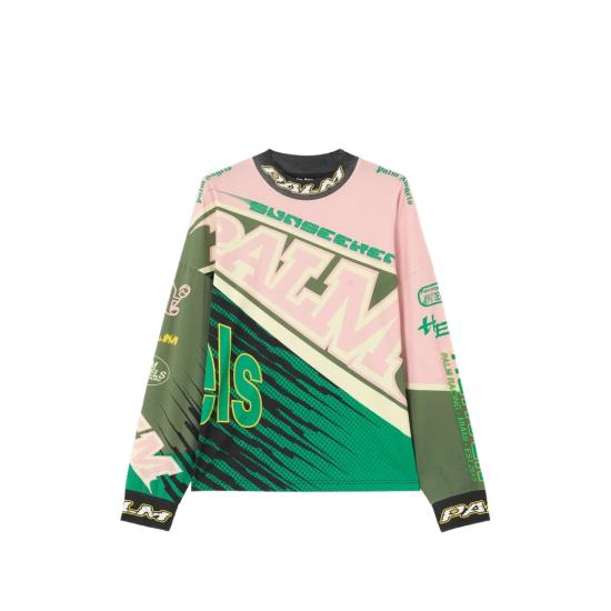 26SS 팜앤젤스 탑 PMAB05IS26 JER001 3055 PINK GREEN