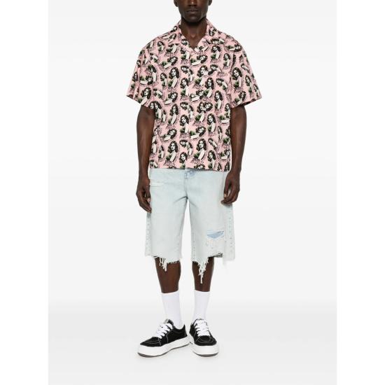 26SS 팜앤젤스 셔츠 PMGG00DS26 FAB001 3084 PINK - PALM ANGELS