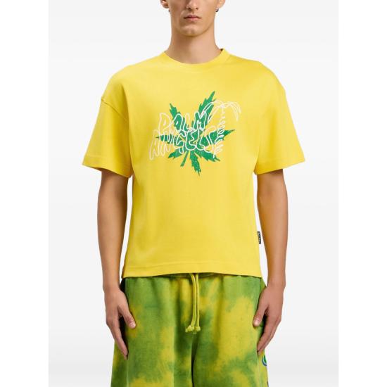 26SS 팜앤젤스 탑 PMAA109S26 JER003 1855 YELLOW - PALM ANGELS