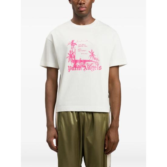 26SS 팜앤젤스 탑 PMAA109S26 JER006 0332 NEUTRALS - PALM ANGELS