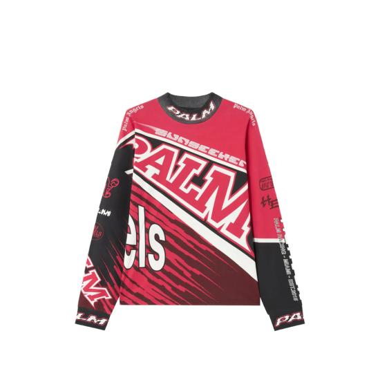 26SS 팜앤젤스 탑 PMAB05IS26 JER001 2510 RED BLACK