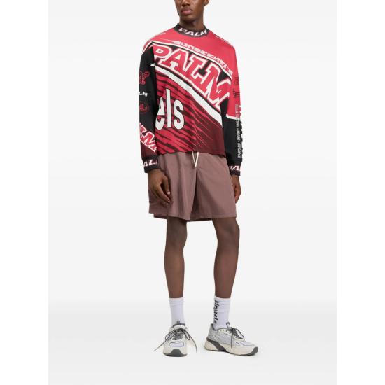 26SS 팜앤젤스 탑 PMAB05IS26 JER001 2510 RED BLACK - PALM ANGELS