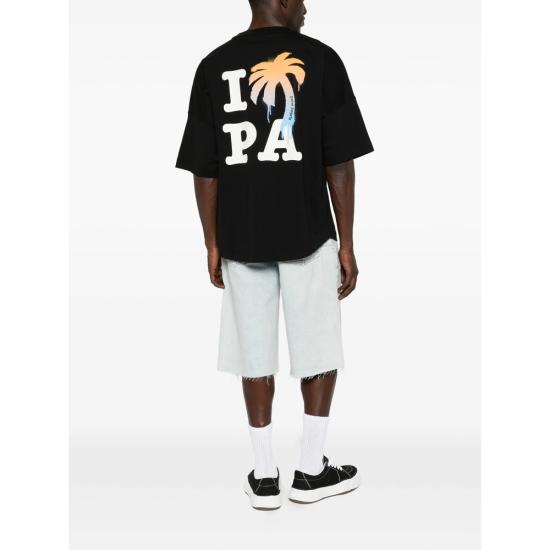 26SS 팜앤젤스 탑 PMAA10BS26 JER003 1001 BLACK - PALM ANGELS