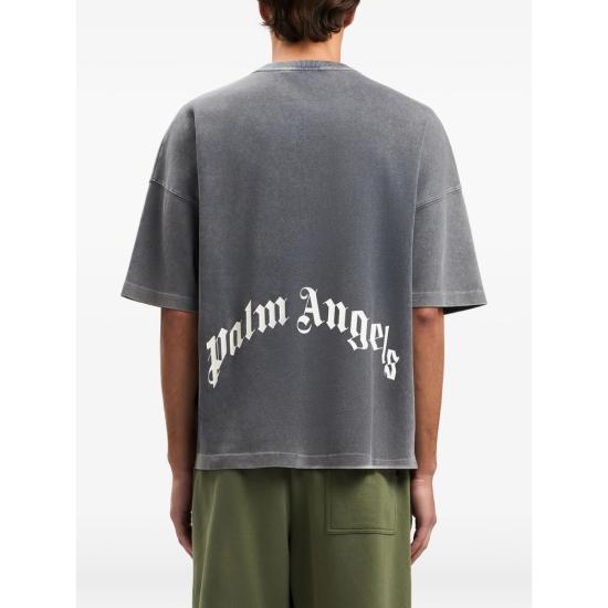 26SS 팜앤젤스 폴로 티셔츠 PMAA10DS26 JER007 1003 GREY - PALM ANGELS