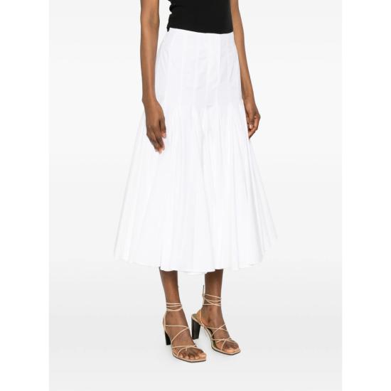26FW 자크뮈스 미디 스커트 SKW00076 AW00351 100 WHITE - JACQUEMUS