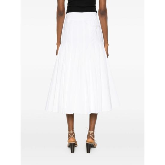 26FW 자크뮈스 미디 스커트 SKW00076 AW00351 100 WHITE - JACQUEMUS