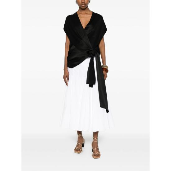 26FW 자크뮈스 미디 스커트 SKW00076 AW00351 100 WHITE - JACQUEMUS