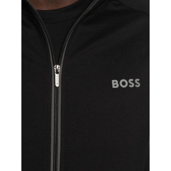26SS 보스 집업 니트 50545564 004 BLACK - BOSS