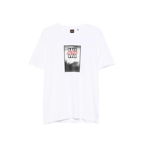 26SS 보스 반팔 티셔츠 50561846 100 WHITE