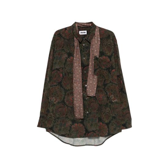 26SS 마리아노 긴팔 셔츠 SR02290 V28024025 6076 GREEN RED