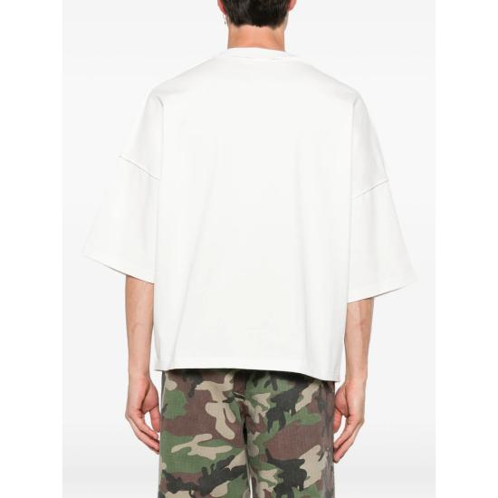 26SS 스테이 휴먼 온 어스 탑 S26 156 STWBK WHITE - STAY HUMAN ON EARTH