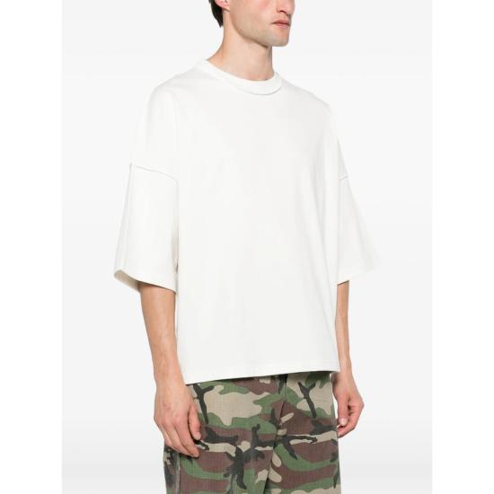 26SS 스테이 휴먼 온 어스 탑 S26 156 STWBK WHITE - STAY HUMAN ON EARTH