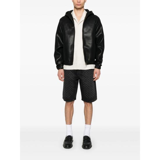 26SS 데일리 페이퍼 데님 숏팬츠 2610190 LASER MONO BLACK - DAILY PAPER