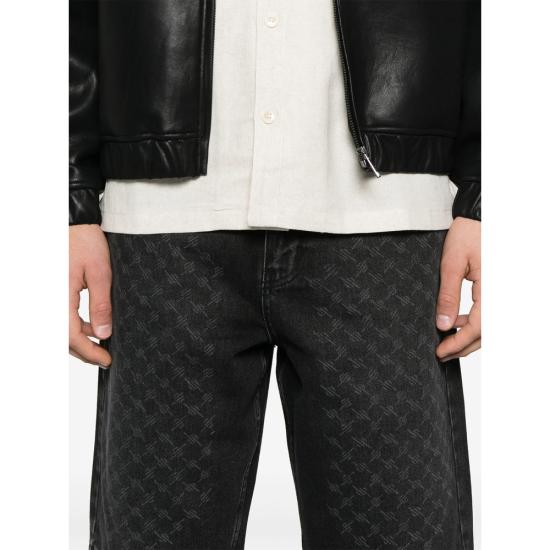 26SS 데일리 페이퍼 데님 숏팬츠 2610190 LASER MONO BLACK - DAILY PAPER