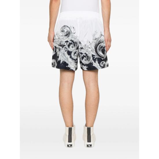 26SS 베르사체 숏팬츠 80GADD16 CQ23D V22 WHITE BLACK - VERSACE