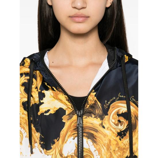 26SS 베르사체 봄버 자켓 80HASD01 CQ29D GL1 YELLOW BLACK - VERSACE