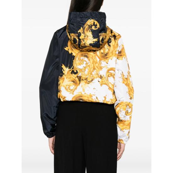 26SS 베르사체 봄버 자켓 80HASD01 CQ29D GL1 YELLOW BLACK - VERSACE