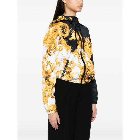 26SS 베르사체 봄버 자켓 80HASD01 CQ29D GL1 YELLOW BLACK - VERSACE