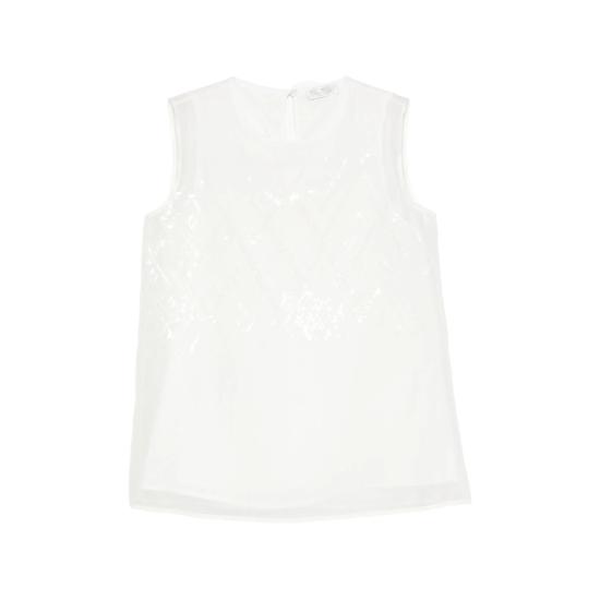 26SS 빠니깔레 블라우스 D381415CA 0200 WHITE