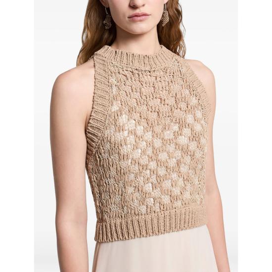 26SS 페세리코 롱 원피스 A82140F03 9308B 46B NEUTRALS - PESERICO